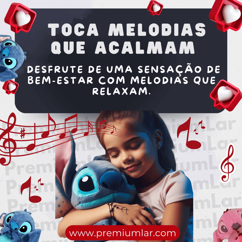 Stitch Sonho de Pelúcia - PremiumLar