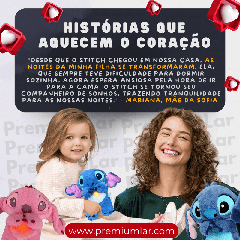 Stitch Sonho de Pelúcia - PremiumLar