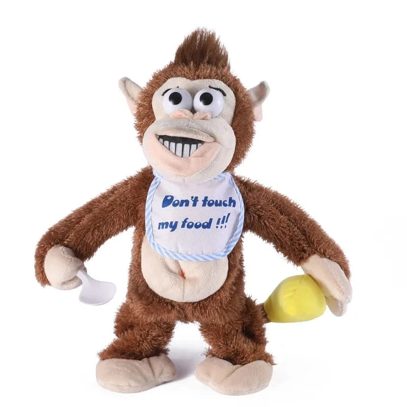 Macaco de Pelúcia - Não Toque na Minha Banana