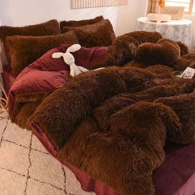 Conjunto de Roupa de Cama Rosa - Encanto de Princesa - 100% Fibra de Bambu