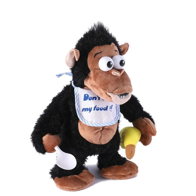 Macaco de Pelúcia - Não Toque na Minha Banana
