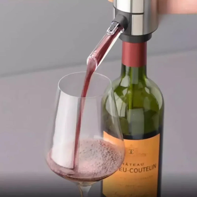 Aerador de Vinho Elétrico PremiumLar + 1 Brinde Grátis