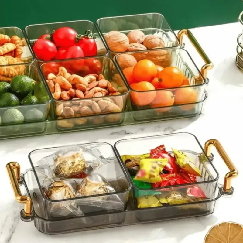 Conjunto de Bandeja e Potes Multifuncional - PremiumLar