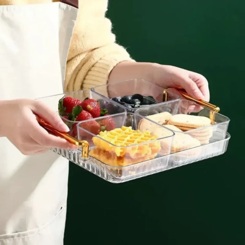 Conjunto de Bandeja e Potes Multifuncional - PremiumLar
