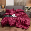 Conjunto de Roupas de Cama de Cetim - PremiumLar