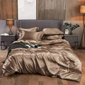 Conjunto de Roupas de Cama de Cetim - PremiumLar