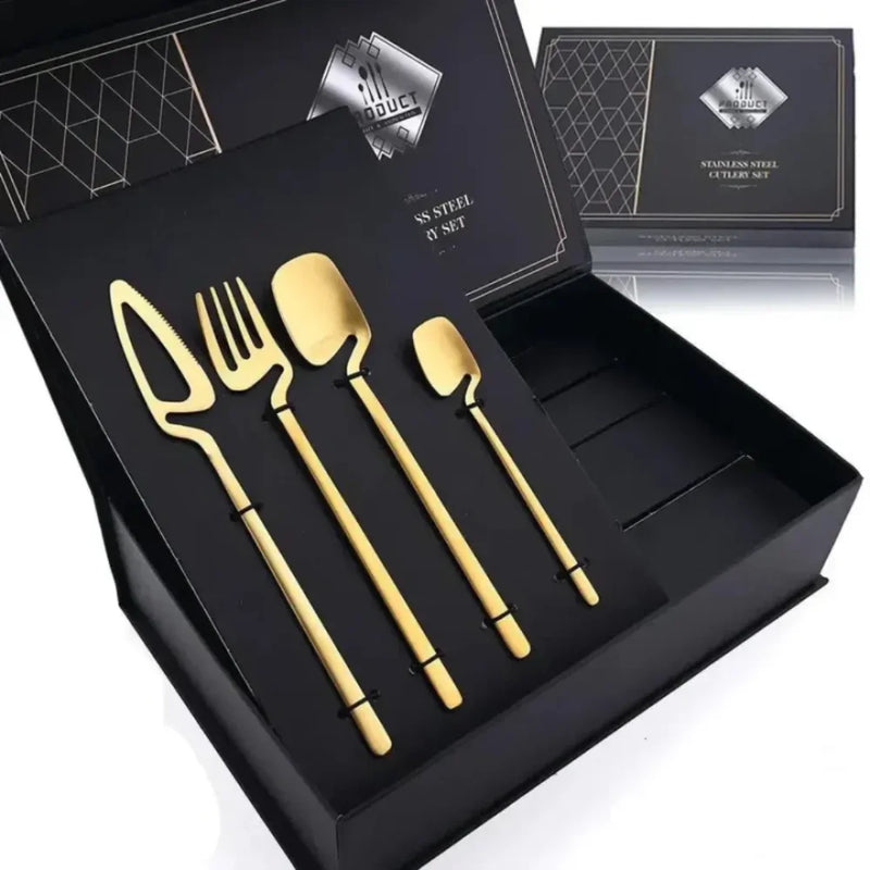 Conjunto de Talheres Luxy 32 Peças - PremiumLar