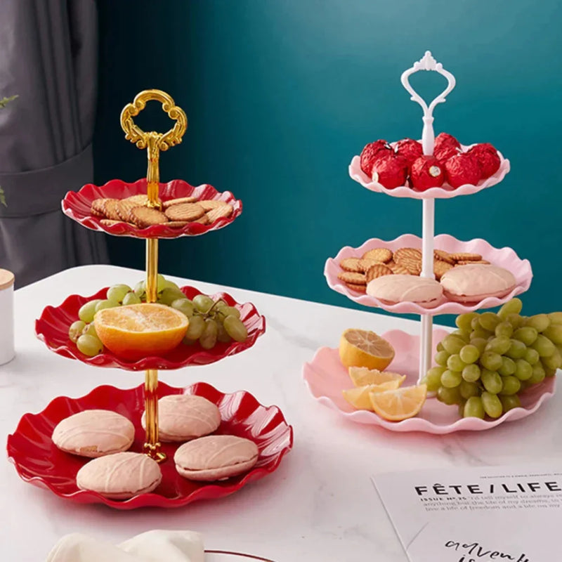 Fruteira De Mesa 3 Andares - PremiumLar