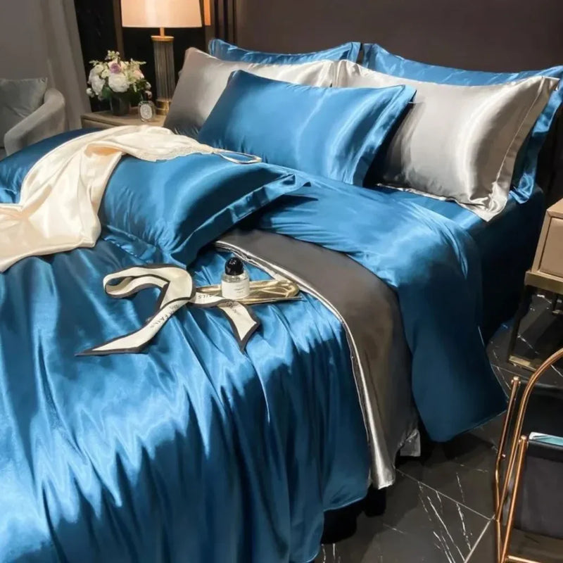 Jogo de Cama Paris em Seda 4 Peças - PremiumLar