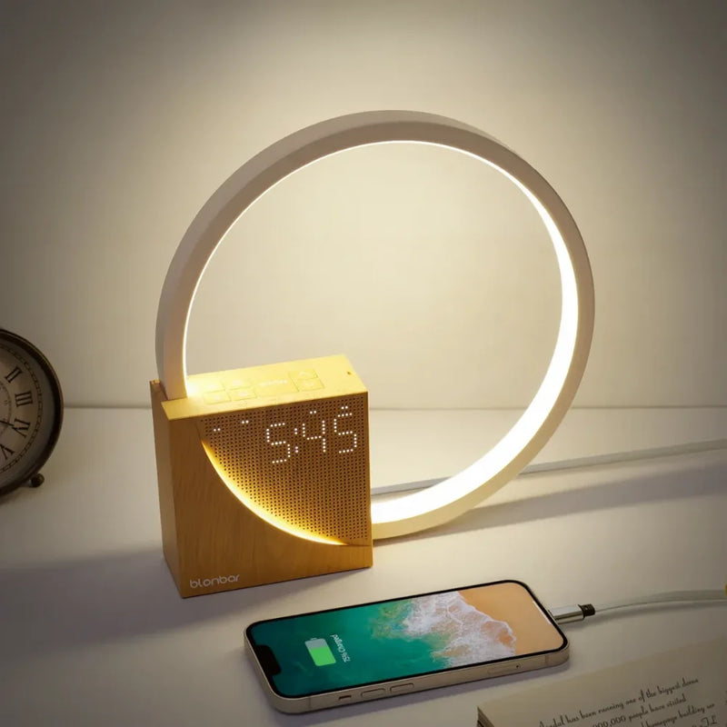 Luminária com Relógio Digital Premium - PremiumLar