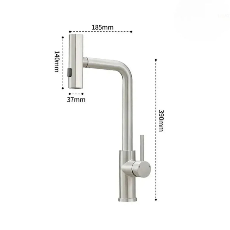 Torneira Cascata Flexível Multifuncional para Cozinha - PremiumLar