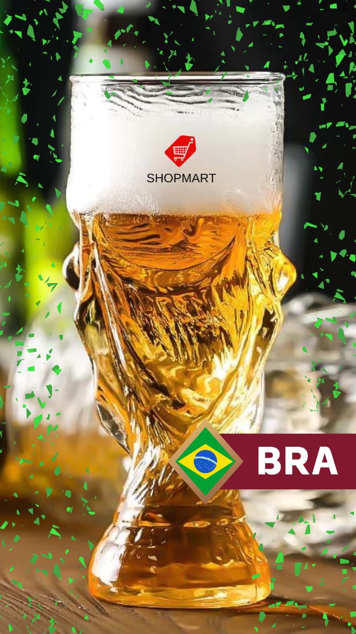 Taça De Cristal - Qatar 2022 (Conserva A Bebida Gelada ) - Loja Shopmart