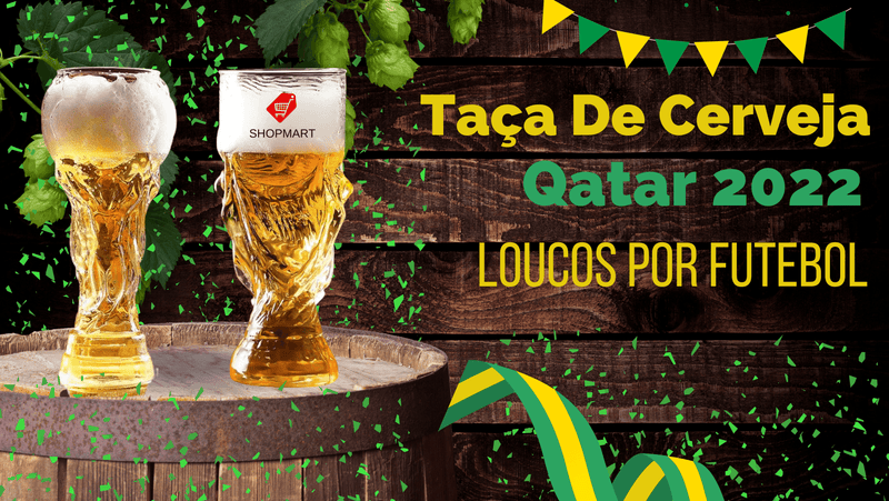 Taça De Cristal - Qatar 2022 (Conserva A Bebida Gelada ) - Loja Shopmart