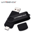 New WANSENDA USB 3.0 TYPE C USB Flash Drive OTG Pen Drive 512GB 256GB 128GB 64GB 32GB 16GB USB Stick 2 in 1 High Speed Pendrive - Loja Shopmart