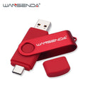 New WANSENDA USB 3.0 TYPE C USB Flash Drive OTG Pen Drive 512GB 256GB 128GB 64GB 32GB 16GB USB Stick 2 in 1 High Speed Pendrive - Loja Shopmart