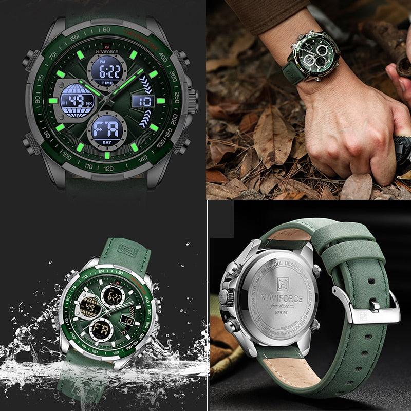 Relógio Naviforce de Couro - Loja Shopmart