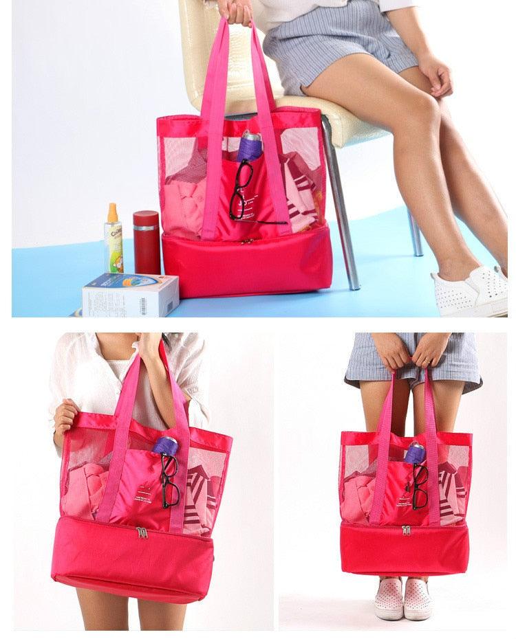 Bolsa Térmica de Praia - 2 em 1 - Loja Shopmart