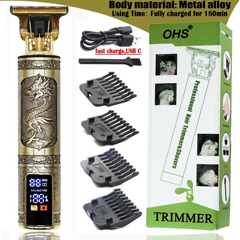 Maquina de barbear profissional com display em led - Loja Shopmart