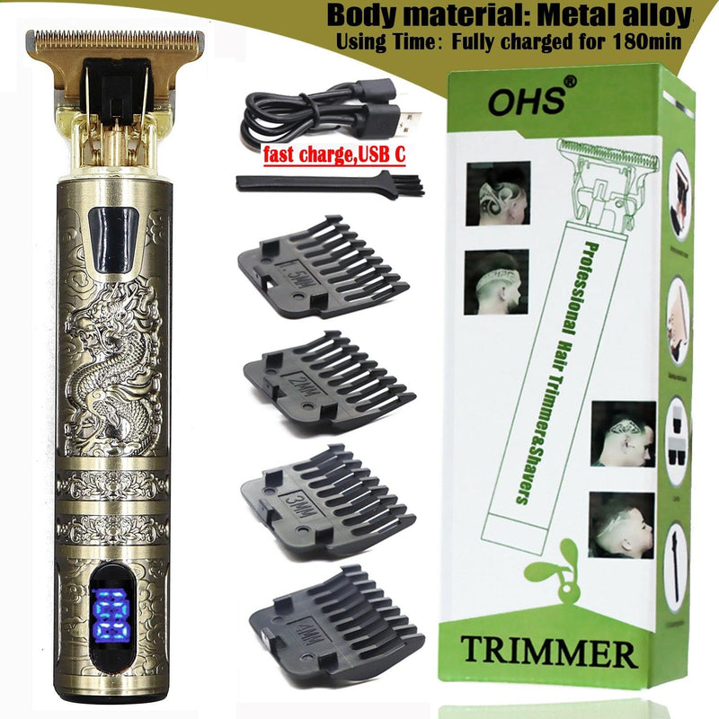 Maquina de barbear profissional com display em led - Loja Shopmart