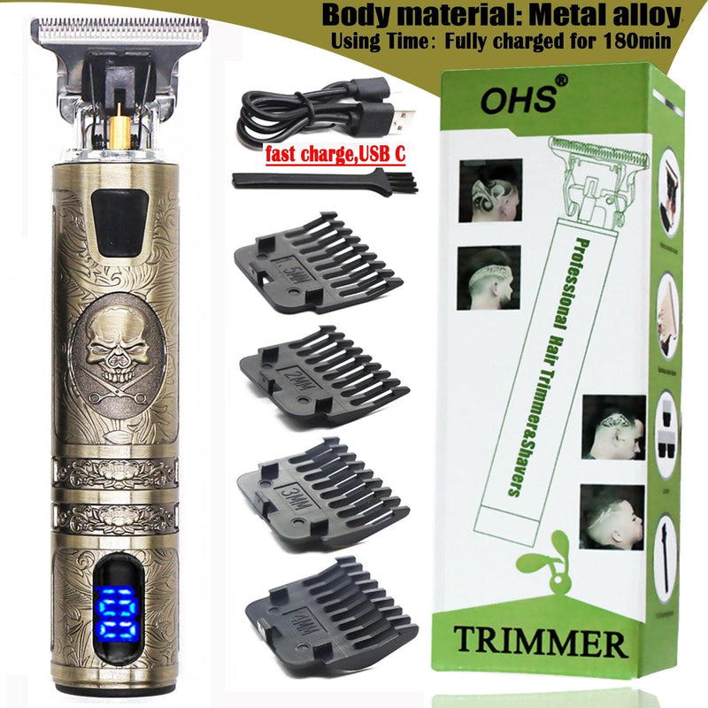 Maquina de barbear profissional com display em led - Loja Shopmart