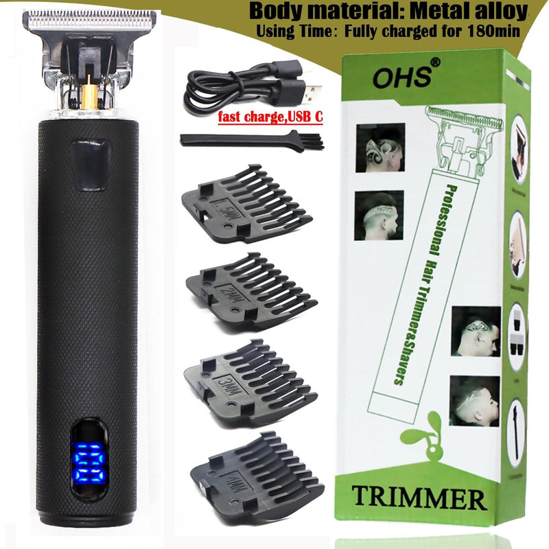Maquina de barbear profissional com display em led - Loja Shopmart