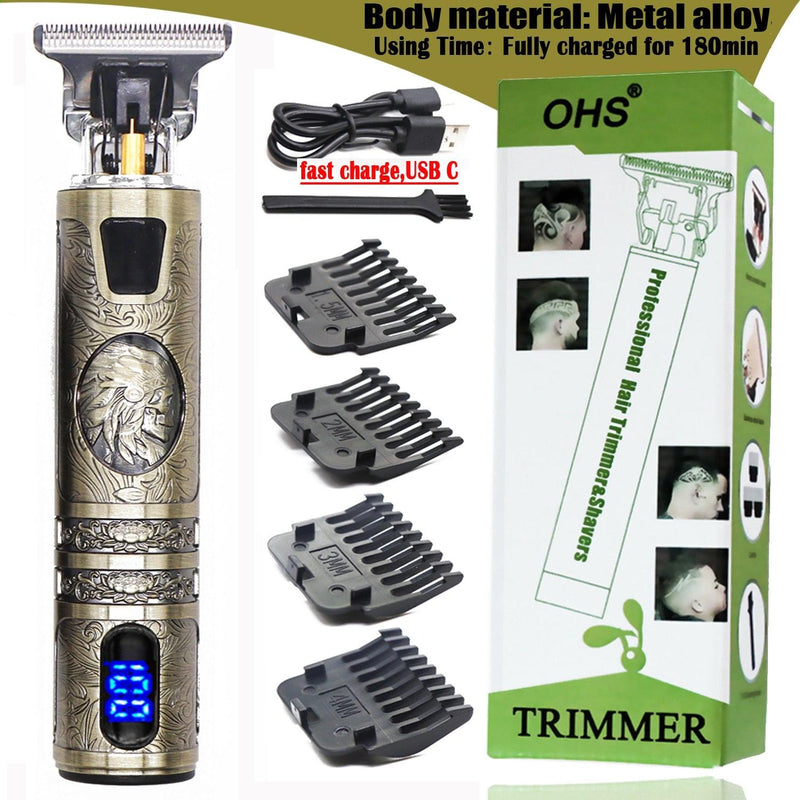 Maquina de barbear profissional com display em led - Loja Shopmart