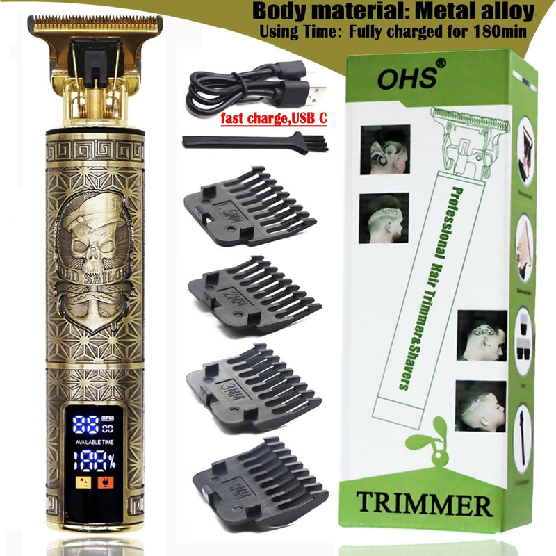 Maquina de barbear profissional com display em led - Loja Shopmart